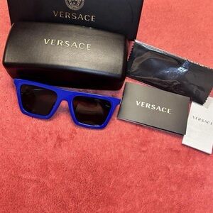 Versace Bold Blue Sunglasses for Men